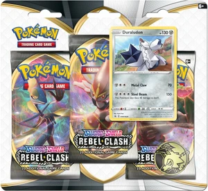 Pokemon - TCG - Rebel Clash Three Booster Blister Duraludon