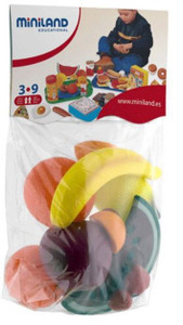 Miniland Miniland30581 Fruits Set in Bag (15-Piece) 
