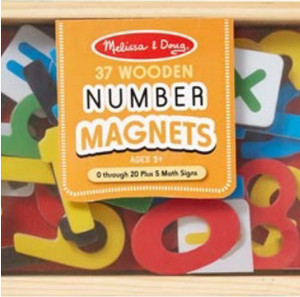 Melissa & Doug - Wooden Number Magnets
