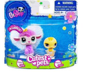 Littlest Pet Shop Cutest Pets Lamb 2420 & Chick 2419 NEW RARE