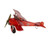 Red Baron German Tripple Winged Fighter Plane Classic 35cm