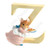 Peter Rabbit Letters - Letter "Z" with Appley Dapply