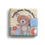 Plush Nat and Jules Plush THIS LITTLE Teddy Bear BOOK Fabric