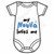 Size 00 My Greek Godmother Loves Me 3-6mths Baby Grow Suit