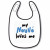My Godfather Loves Me Greek Baby Bib