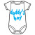 Size 00 Daddy's Boy 3-6mths Baby Grow Suit