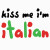 Size 00 Kiss Me I'm Italian 3-6mths Baby Grow Suit