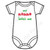 Size 00 My Italian Grandfather Loves Me 3-6mths Baby Grow Suit