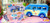 Wooden My Little Kombi Bus Blue Combi Van Beach Party Transport Pretend Play