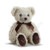Nat & Jules Demdaco Leander Bear 14" Soft Plush Teddy Brown Satin Ribbon