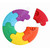 Jellystone Colour Wheel Rainbow Silicone Sensory Fun Safe Toy