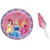 DISNEY PRINCESS 2-Pc Set BIRTHDAY CAKE PLATE + SERVER Princesses