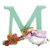 Peter Rabbit Letters - Letter "M" with Cecily Parsley