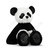 Demdaco Black & White - 33cm/13" Pita the Panda Plush