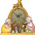 Humphrey's Corner Humphrey & Lottie Yellow Clock