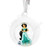 Disney Princess Christmas: Jasmine 3d Glass Bauble