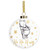 Disney Gifts Collectible Christmas Bauble: Pooh Ho Ho Honey 9 Cm