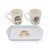 Wrendale by Royal WorcesterCups & Tray Set Hamster Rabbit Guinea Pig