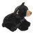 Nat and Jules Sitting Large Black Bear plush