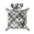 Demdaco Baby 23x30cm/9x12" Rattle Blankie Koala Kisses