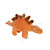 Boris Stegosaurus Dinosaur Plush Toy Orange (33x20cmHT)