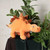 Boris Stegosaurus Dinosaur Plush Toy Orange (33x20cmHT)