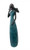 Lady Cyan H:70cm Blue Statue 70cm outdoor