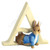 Peter Rabbit Letters - Letter "A" with Peter Rabbit