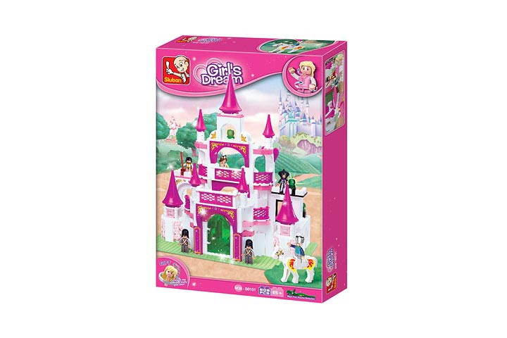 Sluban Compatible Building Blocks Bricks Set - Girl's Dream Castle
