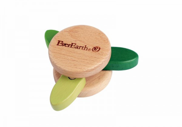 EverEarth Rattle,Grasper,Teether,Sound Maker Kids Pretend Play Eco-Friendly