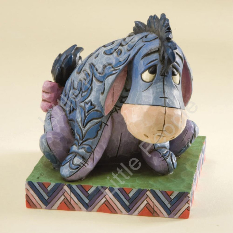 Disney Jim Shore True Blue Companion-Eeyore Personality Pose Figurine