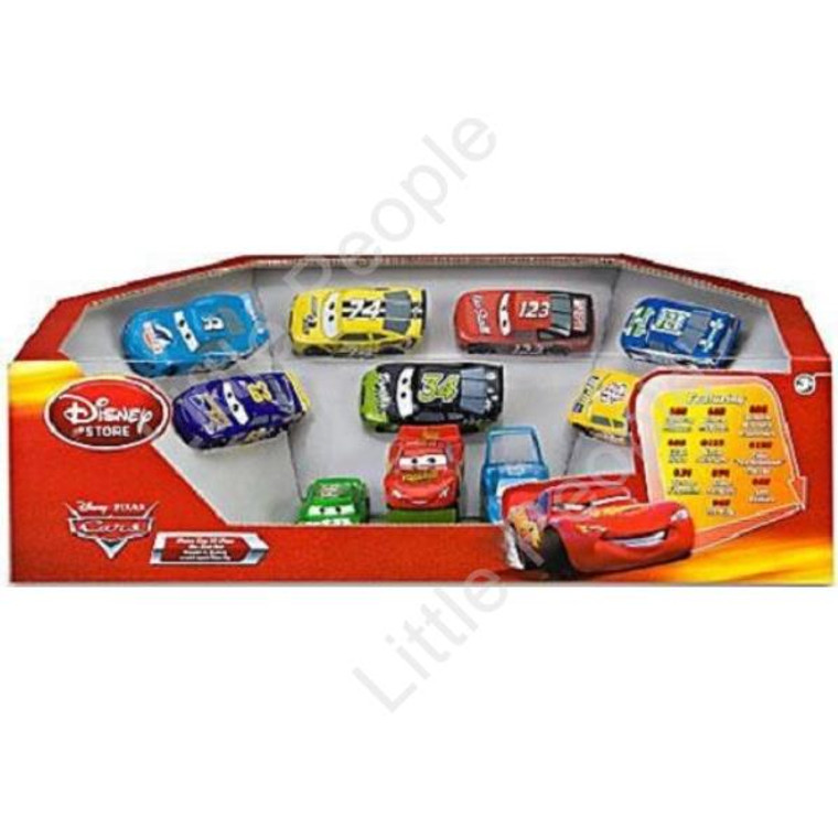 Disney Cars Piston Cup 10 piece Die Cast Set Retired last one