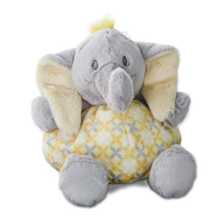 Plush Nat and Jules Rattle Toy Tusk Elephant Gift Idea soft Cuddly