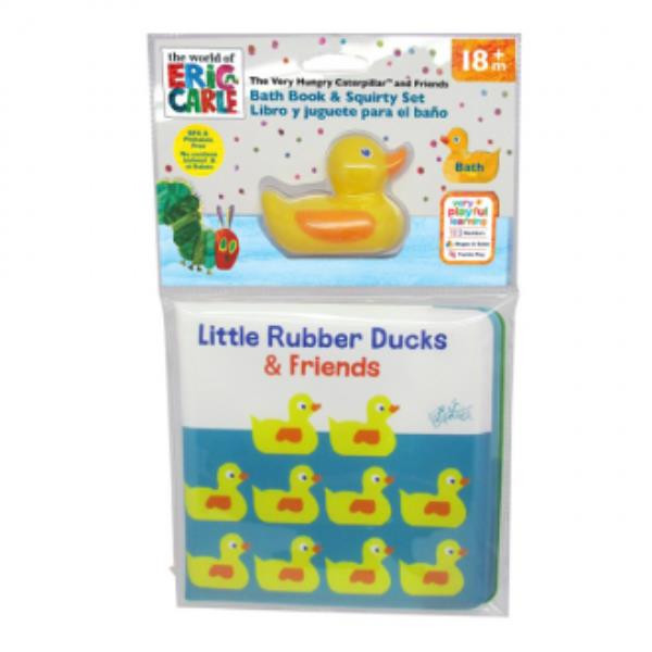 Ec Duckie Bath Book & Squirter Set