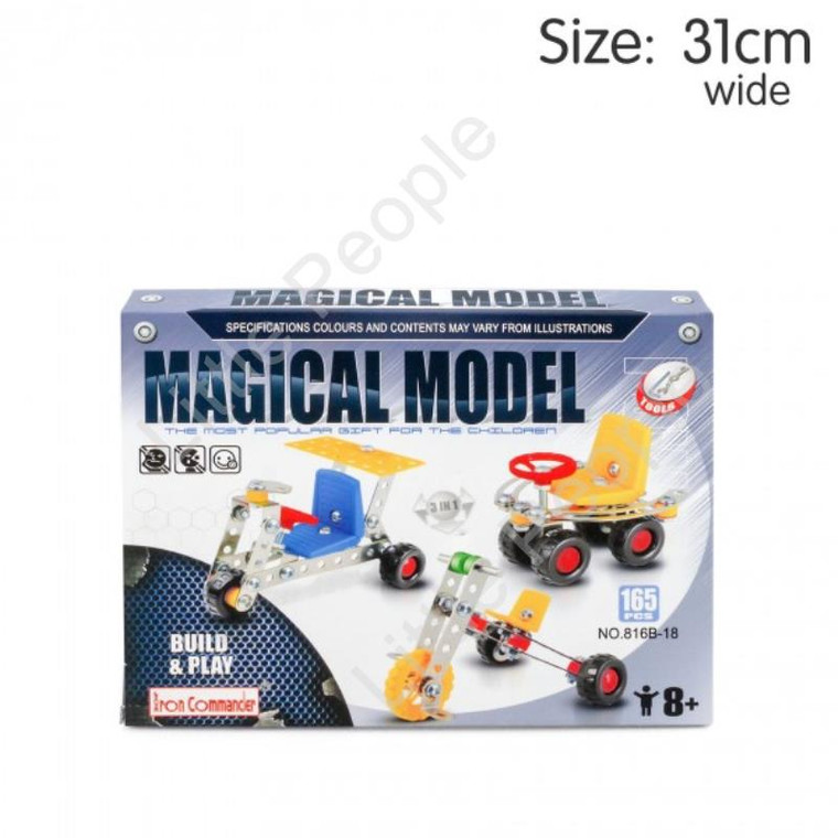 Magical Model-165pc 3 Asstd Tricycle