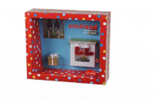 Lundby Smaland Christmas Fireplace Set