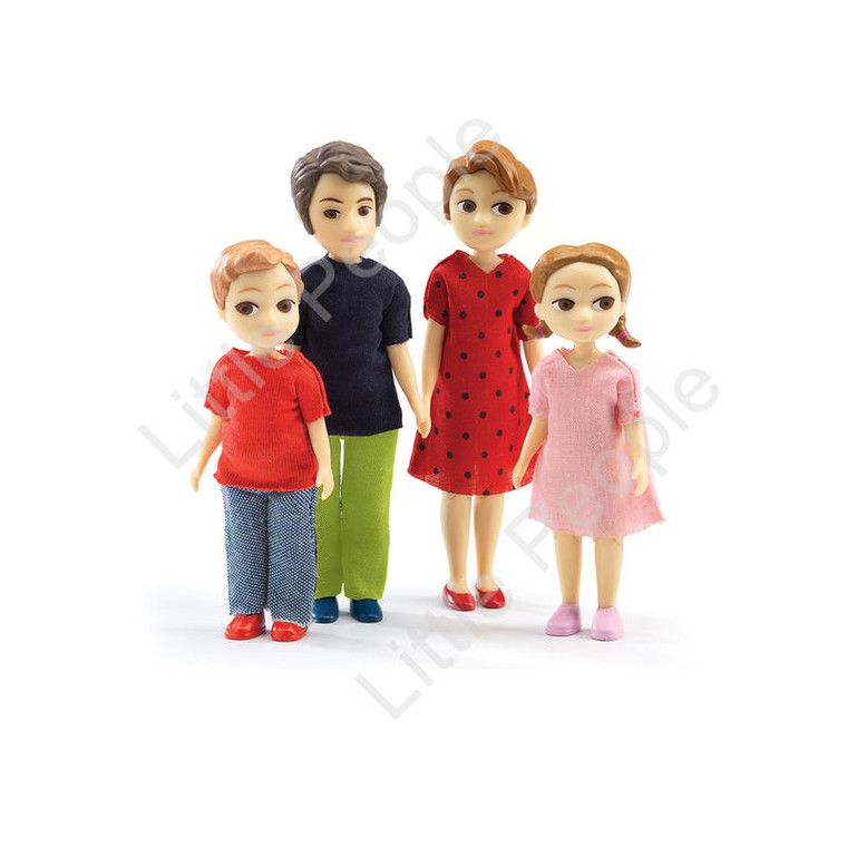 Djeco Modern Doll House -The Thomas & Marion Family