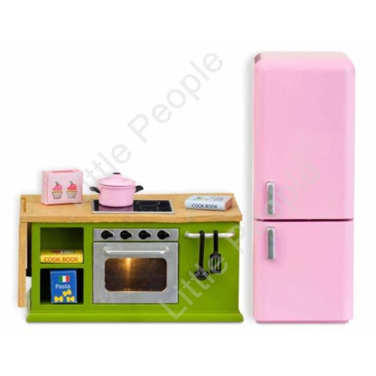 Lundby Smaland 2015 Stove + Fridge Set