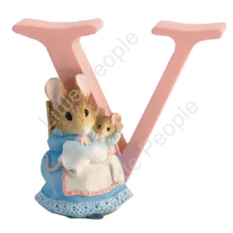 Peter Rabbit Letters - Letter "V" with Mrs Rabbit