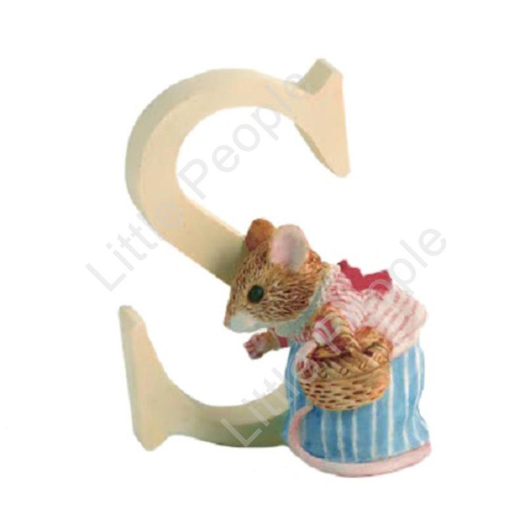 Peter Rabbit Letters - Letter "S" with Mrs Tittlemouse