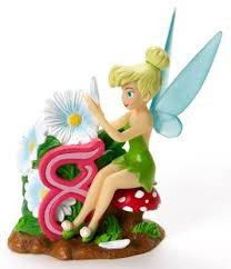 Disney Tinker Bell Number 8 Age Figurine Birthday Cake Topper rare