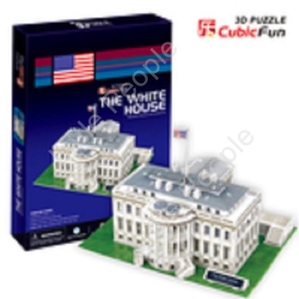 White House CubicFun L504h 3D Puzzle 56 Pieces LED Genuine Product