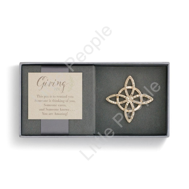 Demdaco Gift Giving Pin - Gold Compass
