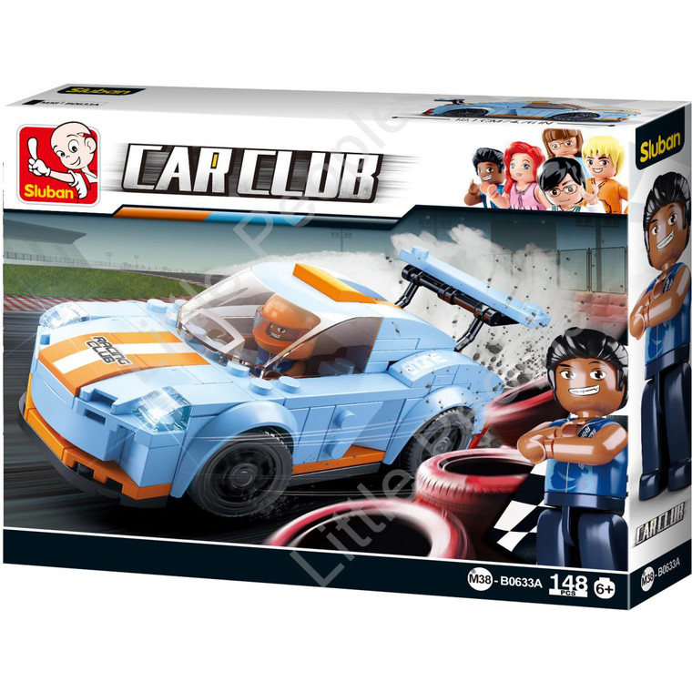 Sluban Compatible Building Blocks CAR CLUB LEOPARD