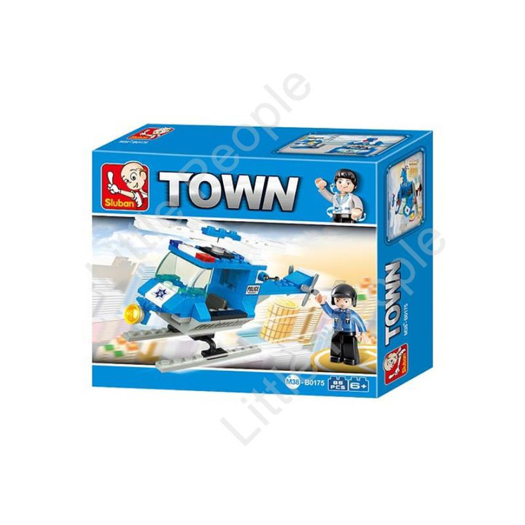 Sluban Compatible Toy Set - Sluban Sluban Police Helicopter