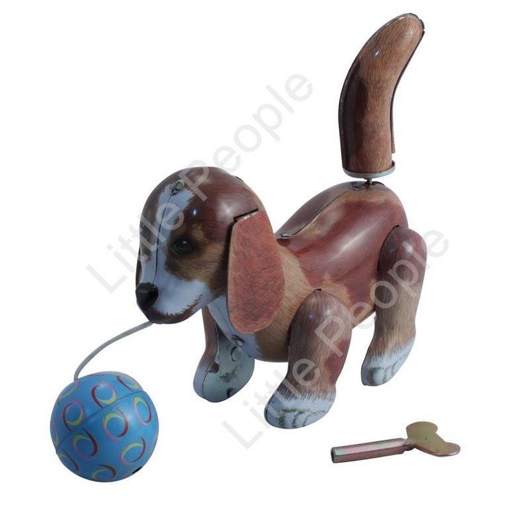 Tin toy - Dog with Ball