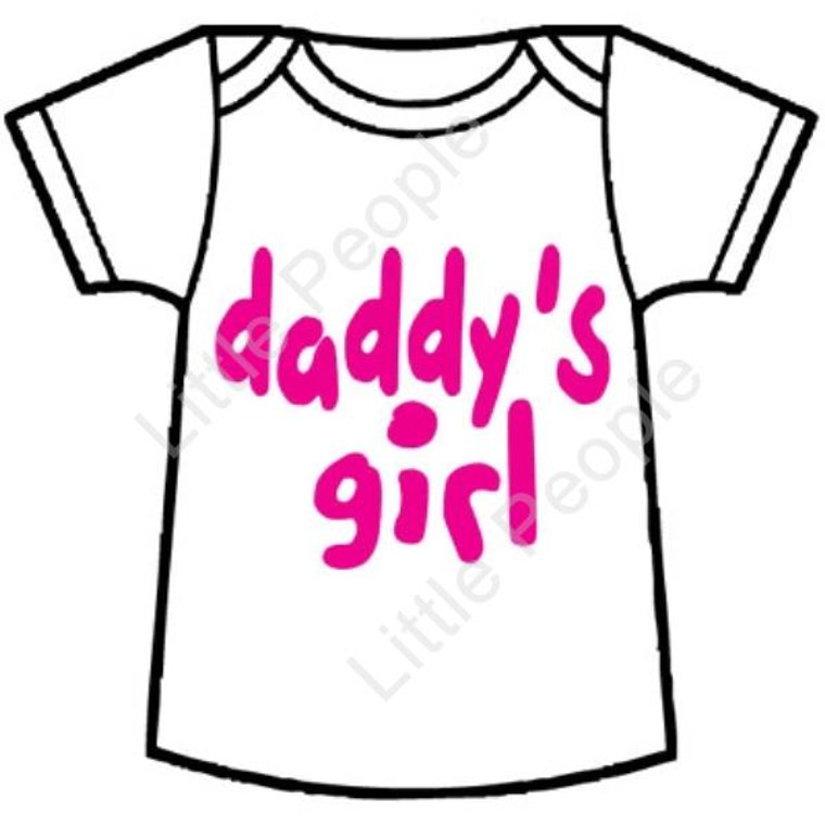 Size 1 Daddy's Girl Baby T-Shirt