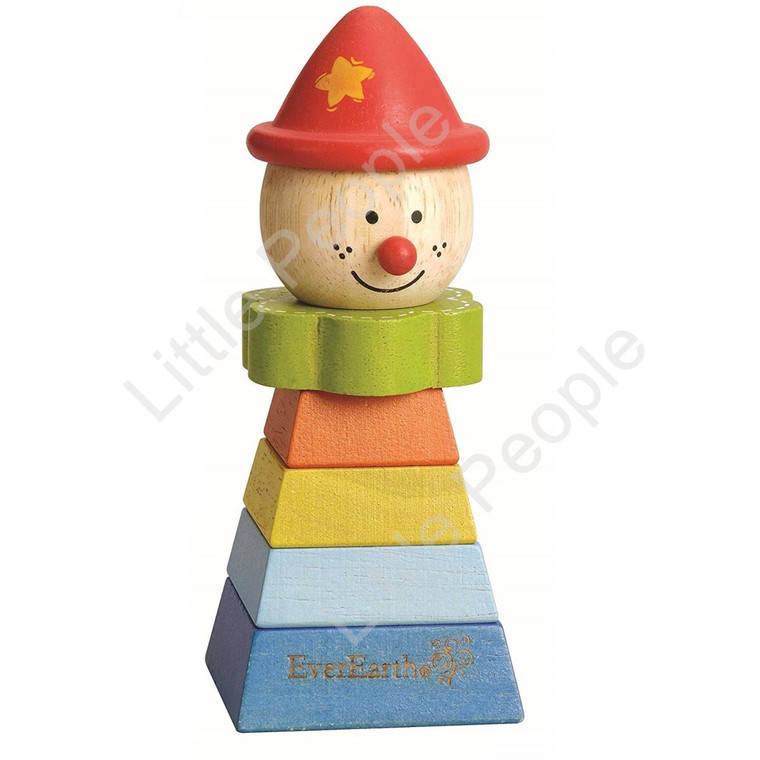 EverEarth Stacking Clown Kids Pretend Play Eco-Friendly