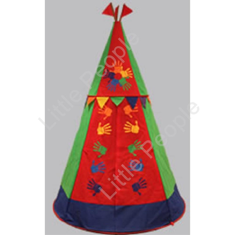 Tent Kids Cubbie Tent for Kids - Rainbow Tepee