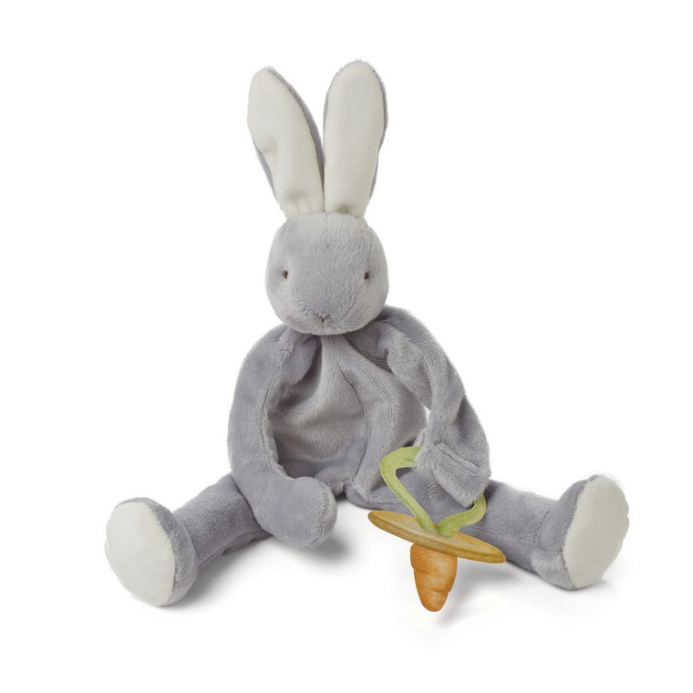 Bunnies By The Bay - Silly Buddy Gray Blossom Bunny New Baby Toy
